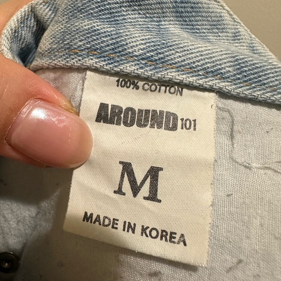 Around 101 Light Denim Skirt - Women’s M (Made in Korea) - Picture 4 of 4